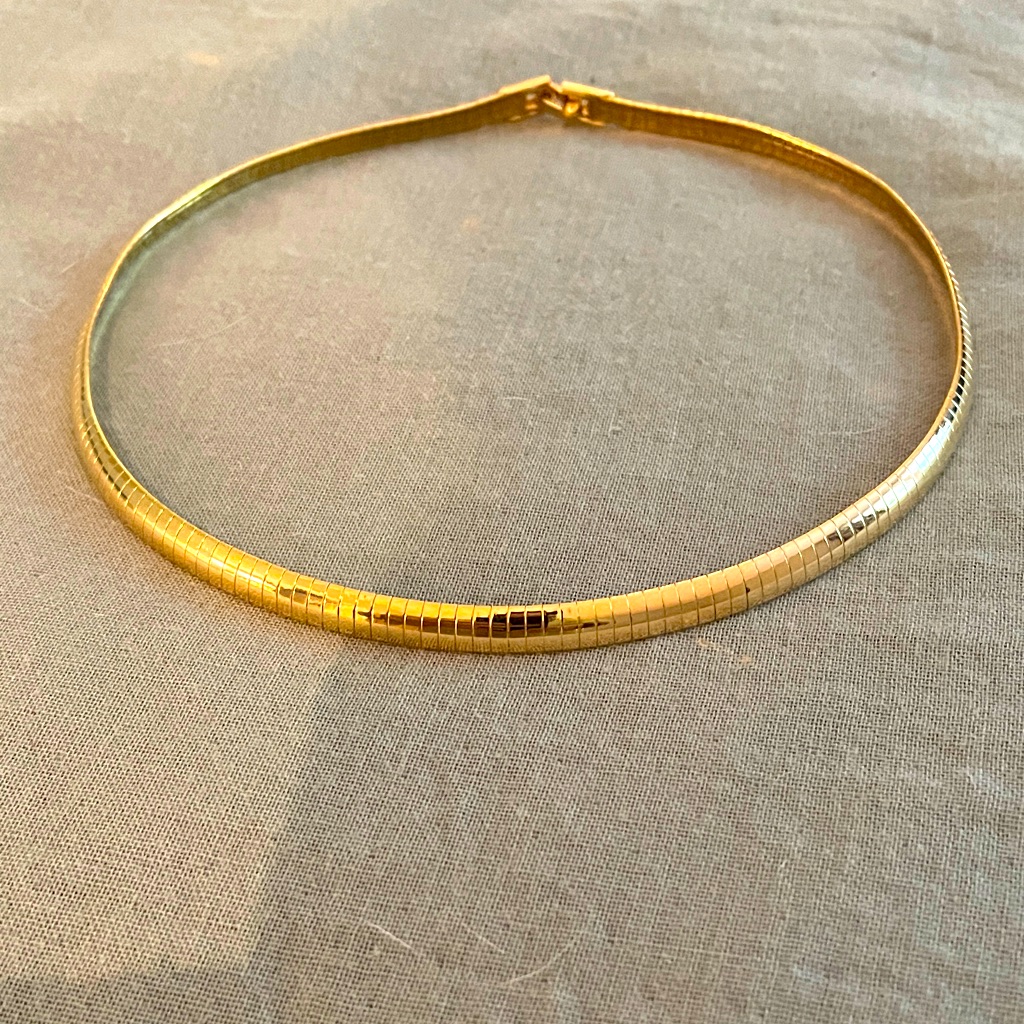 Gold Plated Choker Wear As Is Or Add A Drop Gold Plated Choker Wear As Is Or Add A Drop